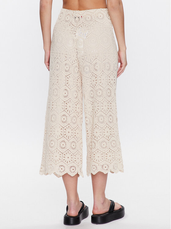 MAX&Co. MAX&Co. Панталони тип кюлоти Olivella 77810523 Екрю Regular Fit