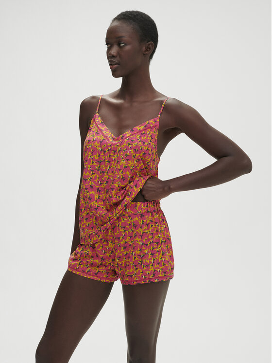 Simone Pérèle Simone Pérèle Pizsama felső Songe 18S900 Rózsaszín Comfort Fit