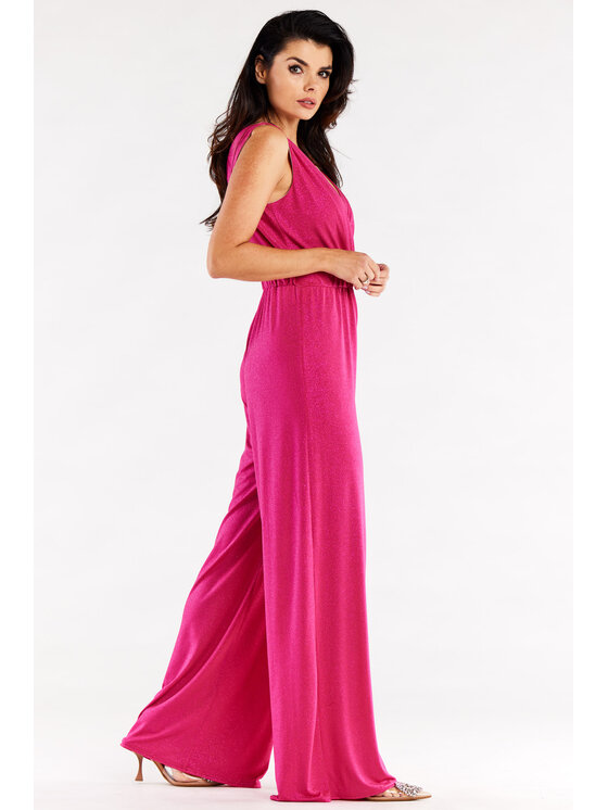 Awama Awama Kombinezon A552 Fioletowy Basic Fit
