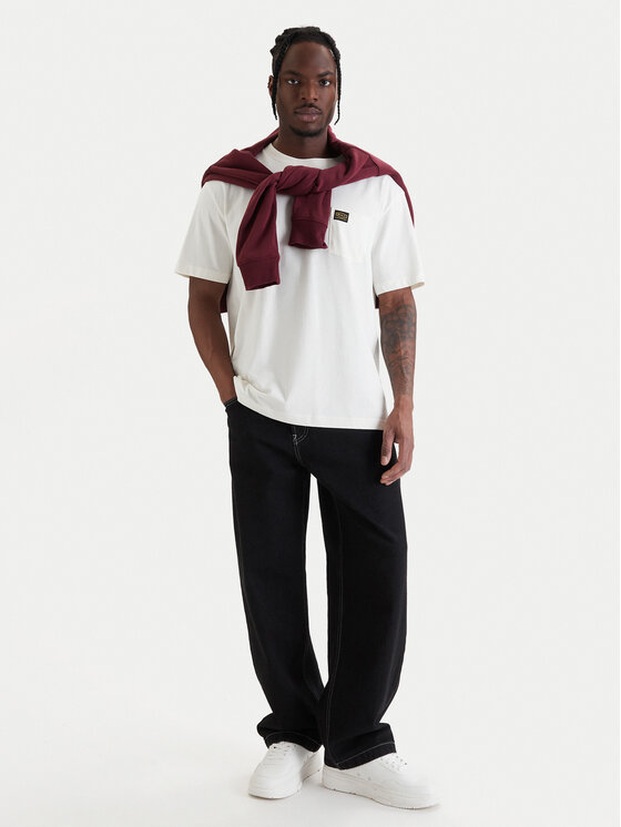 RVCA RVCA T-Shirt Americana Pocket EVYZT00127 Biały Relaxed Fit