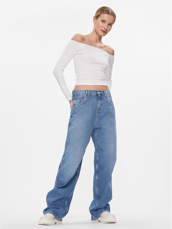 Tommy Jeans Tommy Jeans Traperice Daisy DW0DW17288 Plava Baggy Fit