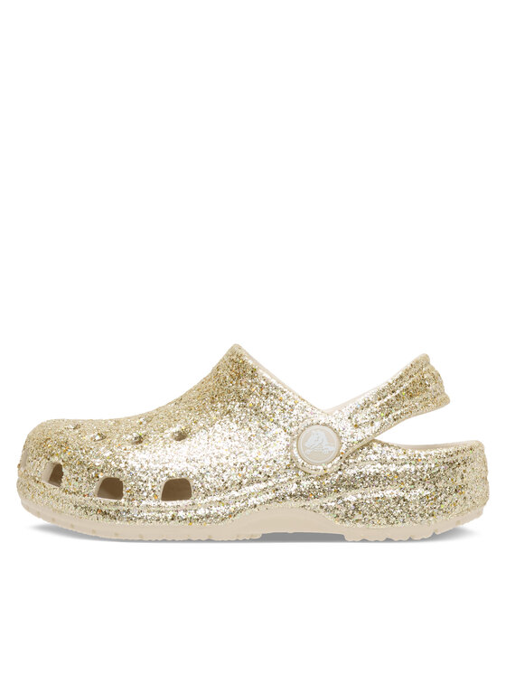 Crocs Crocs Şlapi Classic Chunky Glitter Clog K 211939 Auriu