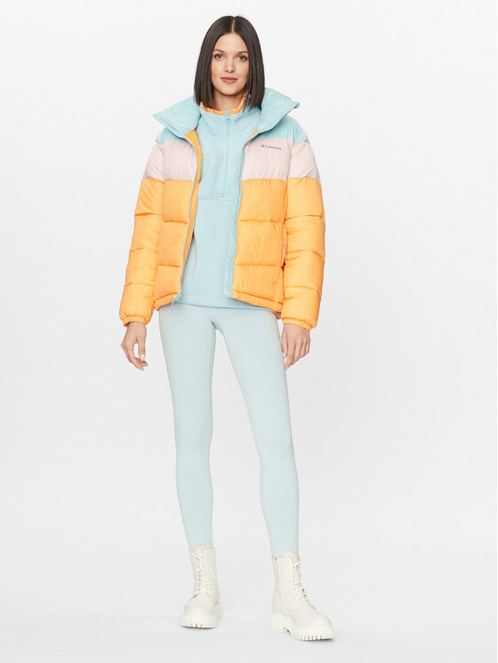 Columbia Columbia Зимова куртка Puffect™ Color Blocked Jacket Оранжевий Regular Fit