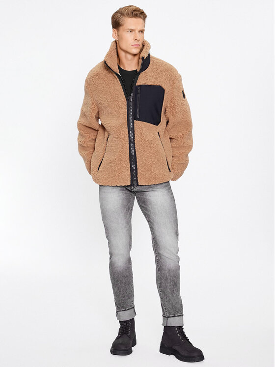 Moose Knuckles Moose Knuckles Prehodna jakna Saglek M32MS618 Rjava Regular Fit