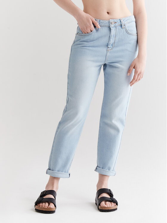 Americanos Jeans hlače Orlando Modra Boyfriend Fit