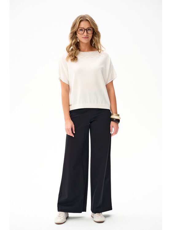 blue shadow blue shadow Bluzka Zarix Bordowy Regular Fit