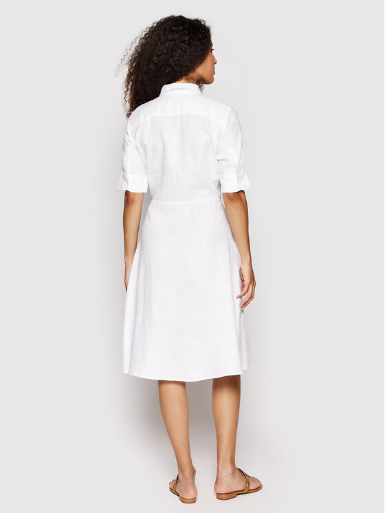 LAUREN RALPH LAUREN Lauren Ralph Lauren Φόρεμα πουκάμισο 200831364001 Λευκό Regular Fit