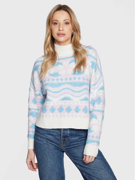 Cotton On Bluză cu gât 2055415 Colorat Relaxed Fit