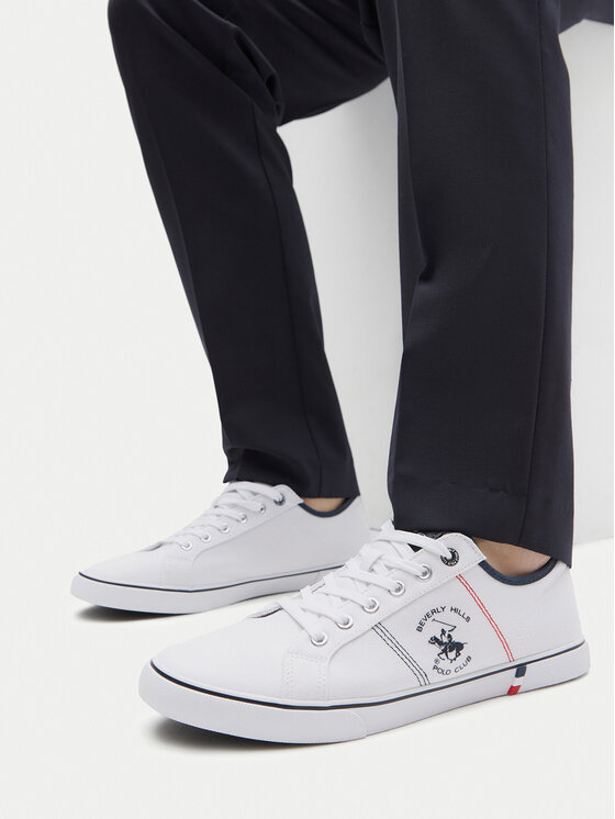 Beverly Hills Polo Club Beverly Hills Polo Club Sneakers aus Stoff M-VSS24010A Weiß