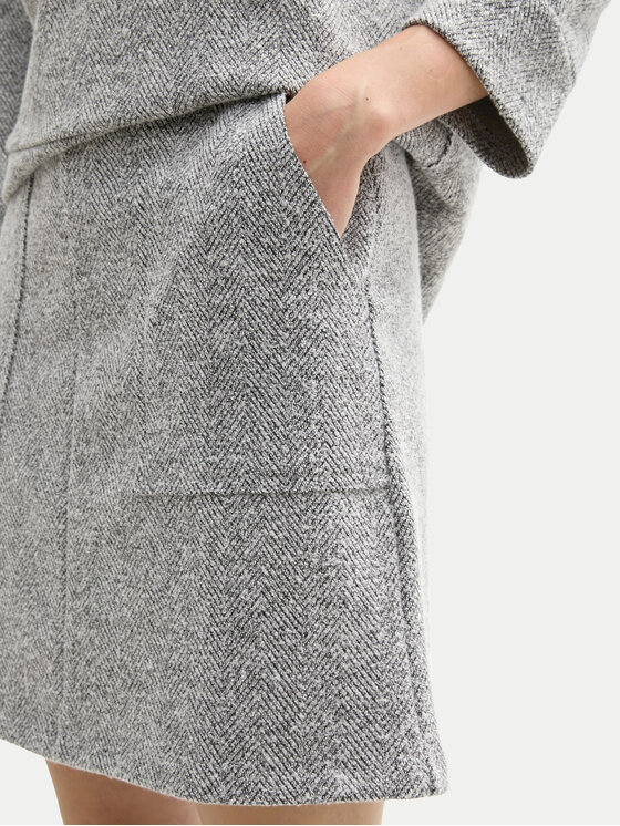 Tom Tailor Tom Tailor Minigonna 1043892 Grigio Regular Fit
