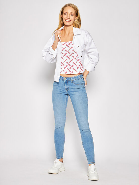 Lee Lee Jeansy Scarlett L526MOHR 112111767 Niebieski Skinny Fit