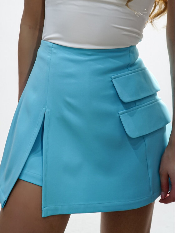 LilaLou LilaLou Mini sukňa For You Modrá Regular Fit