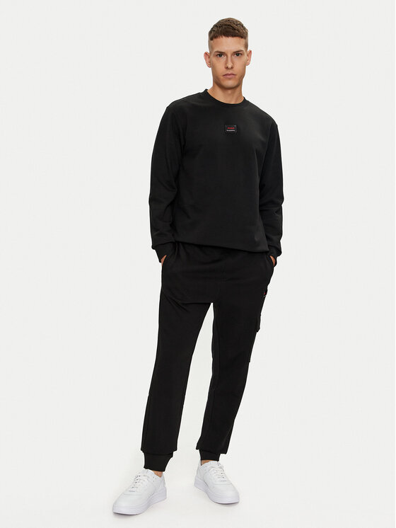 HUGO Hugo Суитшърт Diragol_Gel 50528174 Черен Regular Fit