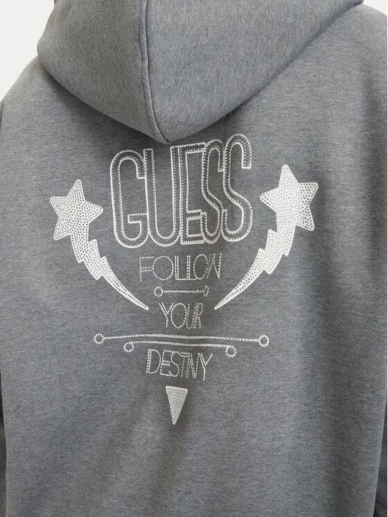 Guess Guess Суитшърт W5RQ00 KBY51 Сив Regular Fit