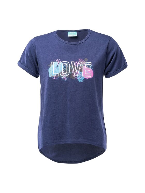 Bejo Bejo T-Shirt Tatiana Granatowy Loose Leg