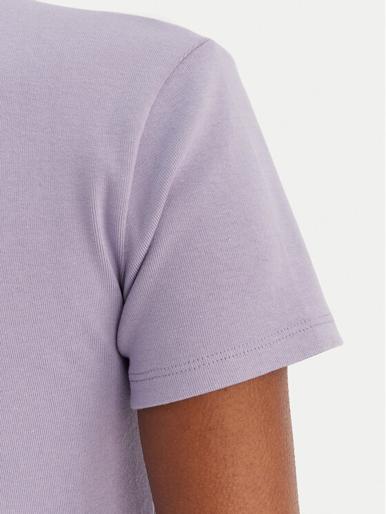 HUGO HUGO T-Shirt Delanor 50512000 Fioletowy Slim Fit
