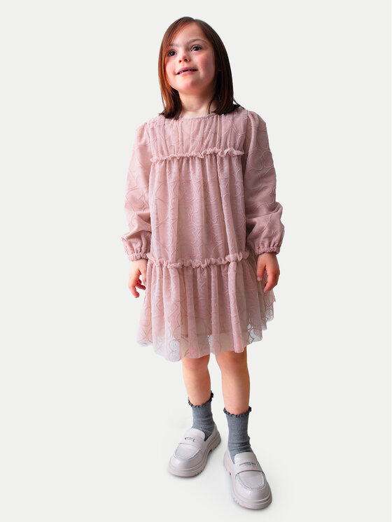 Mayoral Mayoral Elegantes Kleid 4919 Rosa Regular Fit