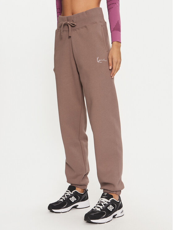 Karl Kani Karl Kani Долнище анцуг Small Signature 61030014 Бежов Relaxed Fit