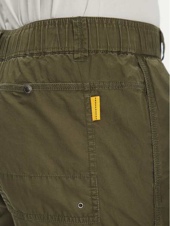 Parajumpers Parajumpers Hlače iz tkanine Baste 25SMPMPATW06 Zelena Regular Fit