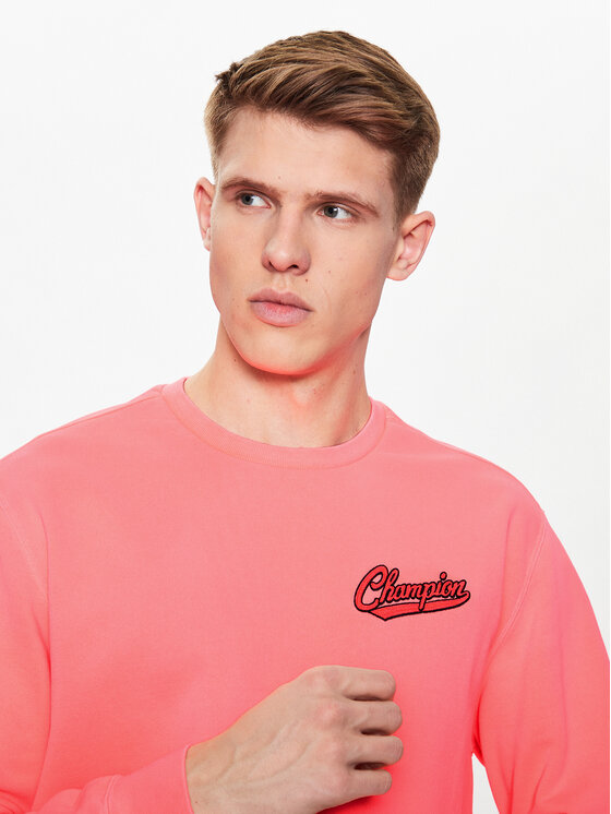 Felpa champion nera e rosa new arrivals