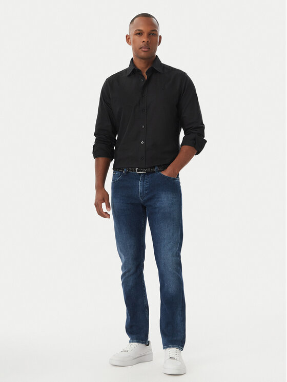 KARL LAGERFELD KARL LAGERFELD Сорочка 605192 561784 Чорний Modern Fit