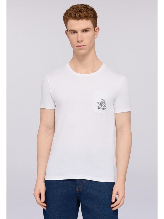 Trussardi Trussardi T-shirt G0298000053N001 Bianco Regular Fit