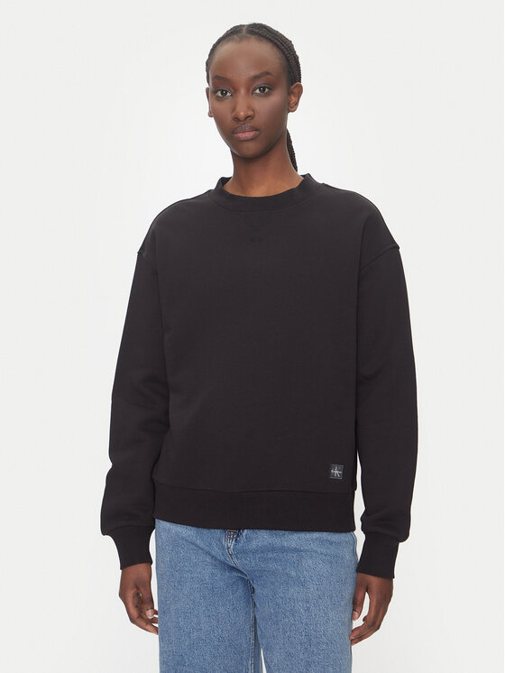 Calvin Klein Jeans Mikina LV047B238G Čierna Regular Fit
