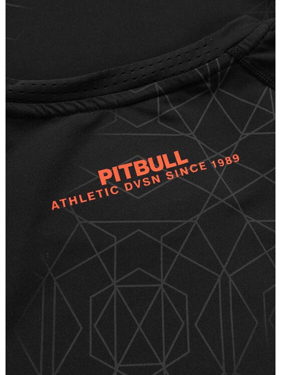 PITBULL PITBULL Koszulka techniczna RAY Czerwony Regular Fit