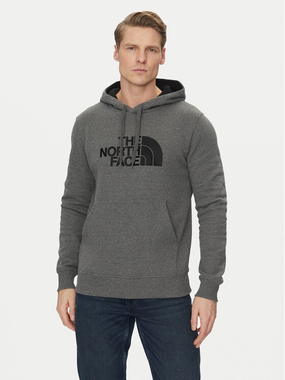 The North Face Mikina Drew Peak Pul Hoodie NF00AHJY Sivá Regular Fit