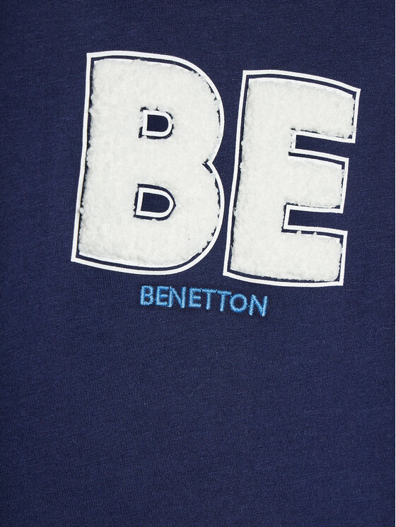 United Colors Of Benetton United Colors Of Benetton Bluzka 3ATNG10B9 Granatowy Regular Fit