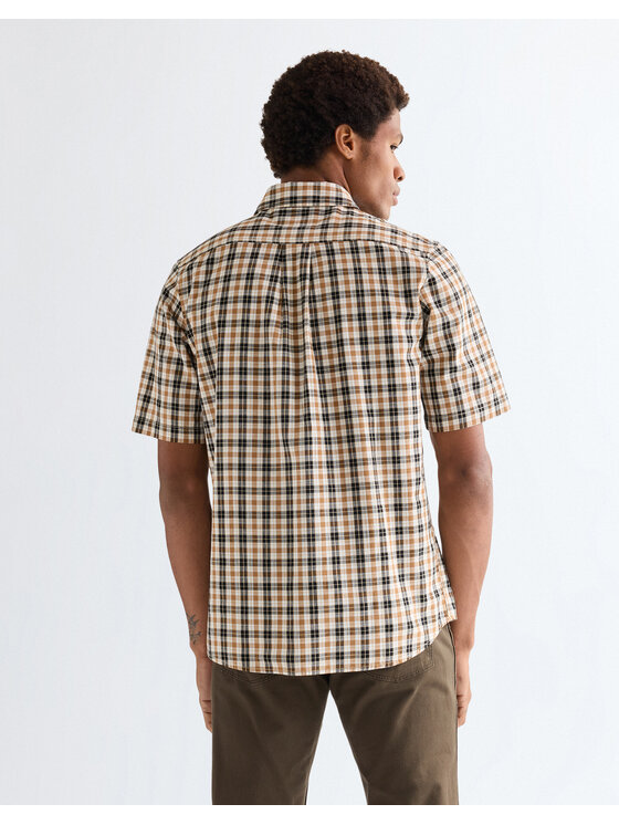 Wrangler Wrangler Koszula SS 1 PKT SHIRT Czerwony Regular Fit