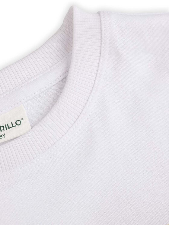 Coccodrillo Coccodrillo Tričko WC5143203LBD Biela Regular Fit