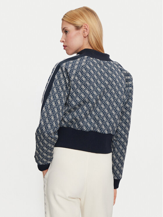 Guess Guess Sweatshirt V4BQ10 KCHW0 Dunkelblau Regular Fit
