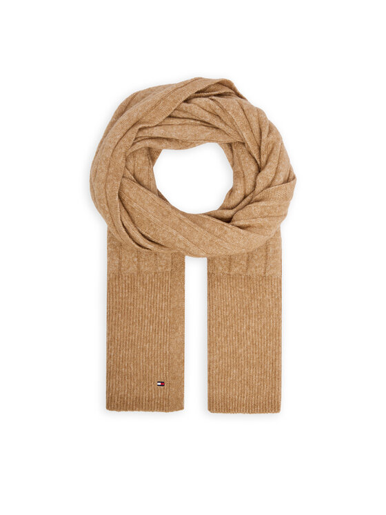 Tommy Hilfiger Tommy Hilfiger Šallīte Flag Fluffy AW0AW17787 Bēšs