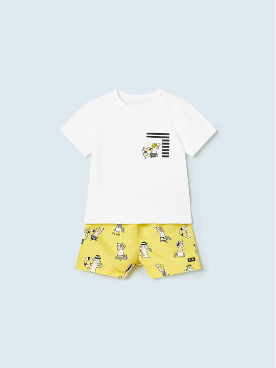 Mayoral Mayoral Тишърт 1639 Жълт Regular Fit