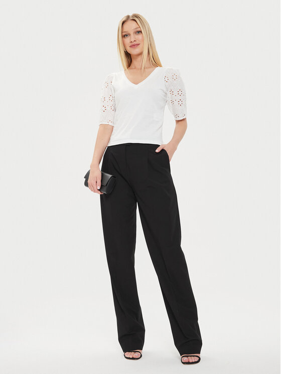 Morgan Morgan Tricou 231-DPALM Écru Regular Fit