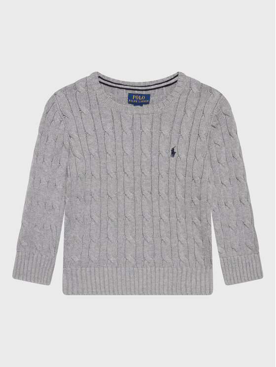 Polo Ralph Lauren Džemperis 323702674041 Pelēks Regular Fit