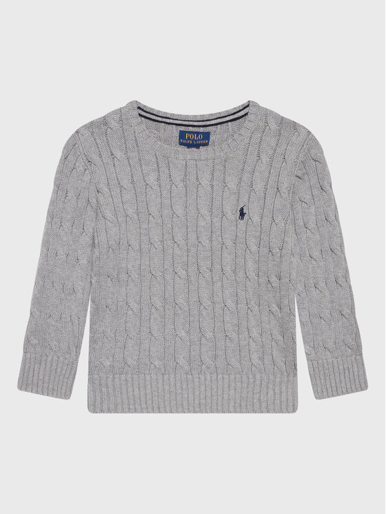 Polo Ralph Lauren Pull 323702674041 Gris Regular Fit Modivo.fr