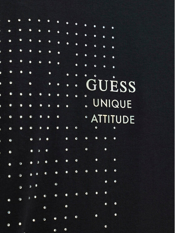 Guess Guess Bluse J6BI30 K5832 Schwarz Regular Fit