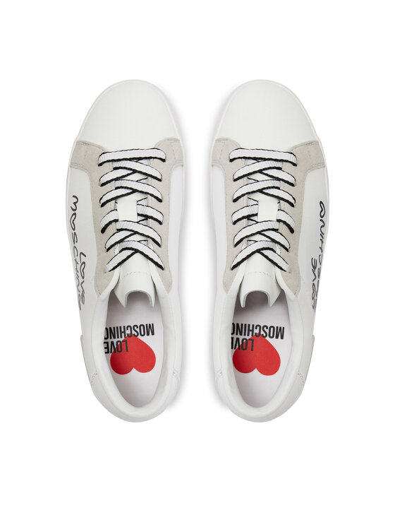 LOVE MOSCHINO LOVE MOSCHINO Sneakersy JA15512G0IIAC10A Biela