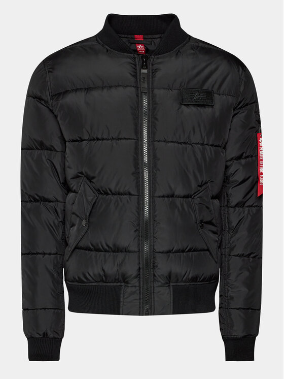 Férfi Télikabát Alpha Industries, Méret: M, Fekete, Ma-1 Puffer Bomber 138116