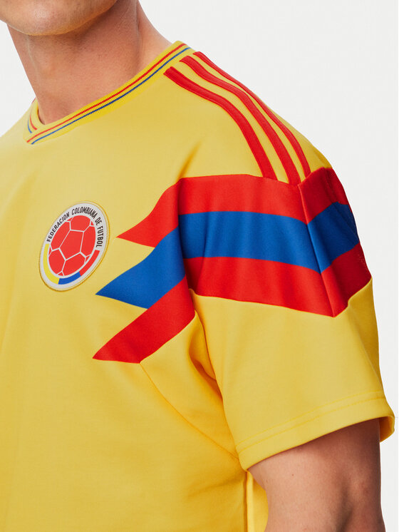 adidas adidas Maglietta tecnica Colombia Away Jersey 1990 JN3713 Giallo Regular Fit