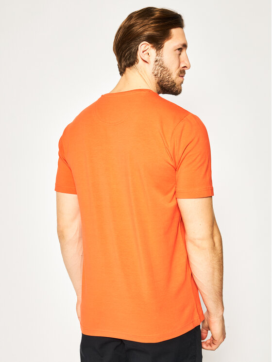 Pierre Cardin Pierre Cardin T-Shirt 52370/000/1247 Pomarańczowy Regular Fit