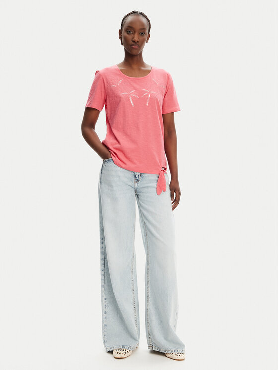Olsen Olsen Тишърт 11104823 Розов Regular Fit