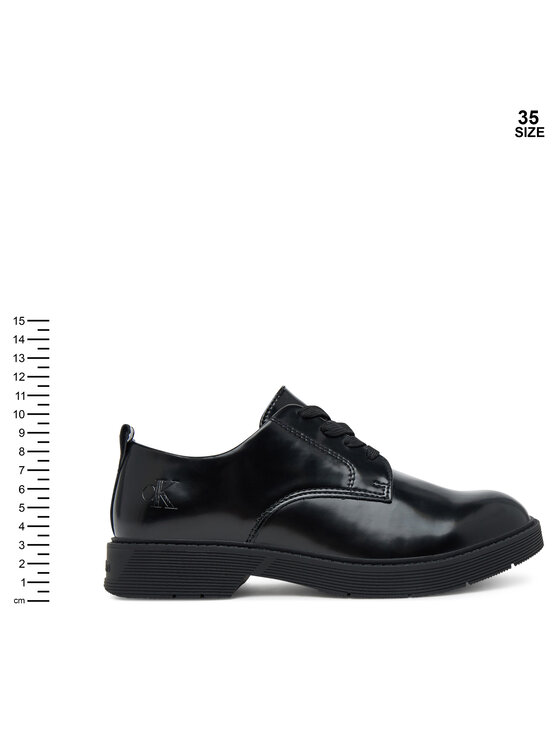 Calvin Klein Calvin Klein Oxfordy Low Cut Lace-Up Shoe V3X4-83182-1453 D Černá