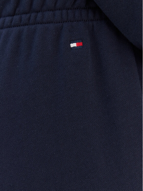 Tommy Hilfiger Tommy Hilfiger Melegítő alsó Script WW0WW48784 Sötétkék Relaxed Fit
