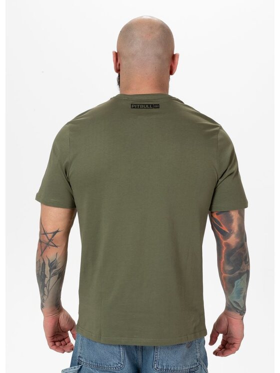 PITBULL PITBULL T-Shirt HILLTOP Zielony Regular Fit