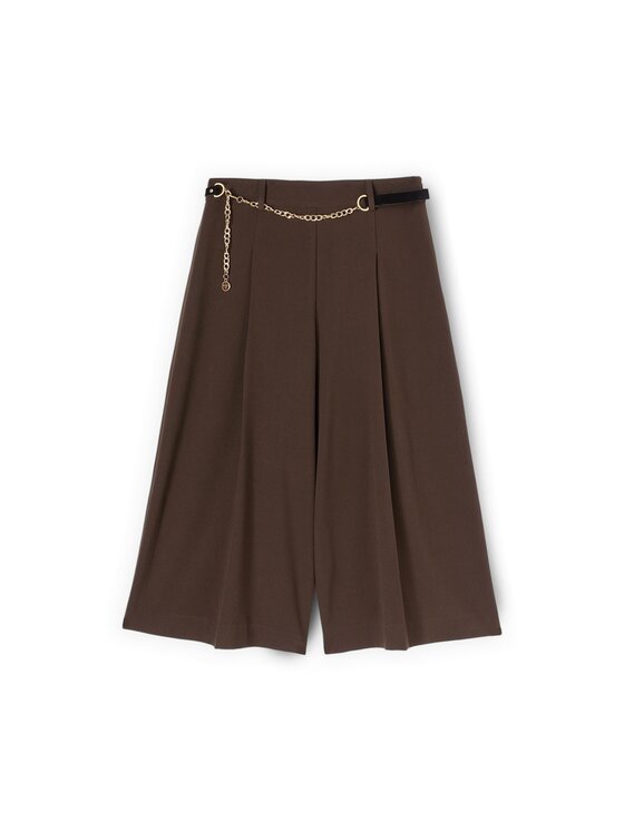 Motivi Motivi Pantaloni di tessuto P01TQ004625N032 Marrone Cropp Fit