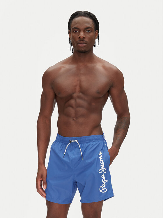 Pepe Jeans Pepe Jeans Pantaloni scurți pentru înot Logo PMB10419 Albastru Regular Fit