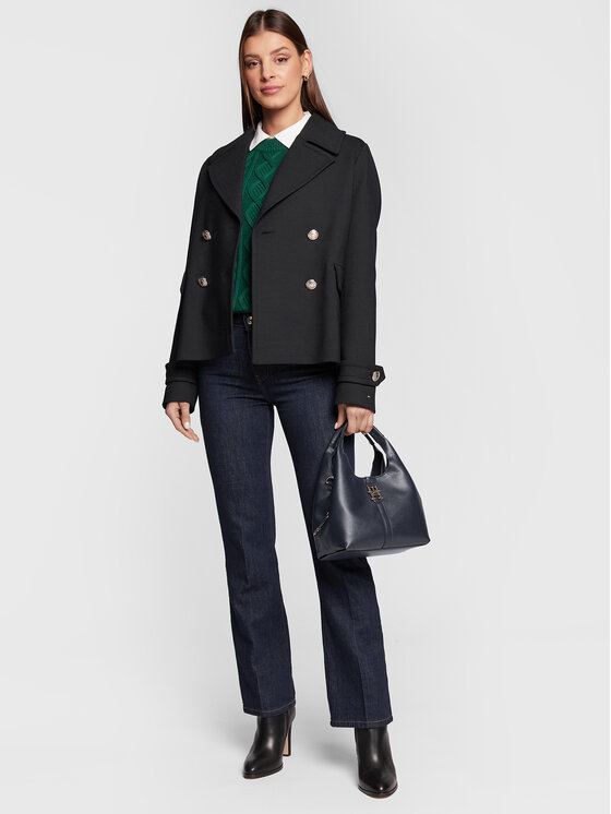 Tommy Hilfiger Tommy Hilfiger Rankinė Th Plush Small Satchel AW0AW14185 Tamsiai mėlyna